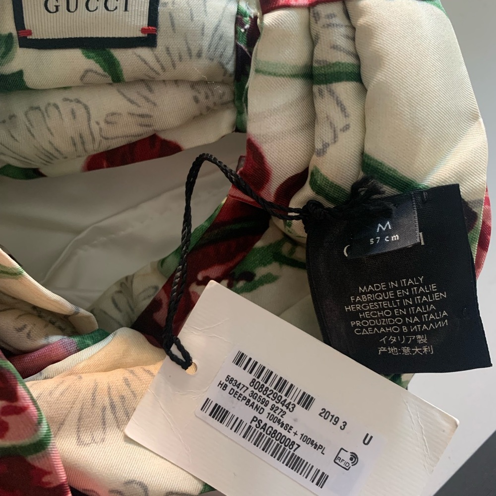Gucci NWT silk headband - Picture 3 of 3